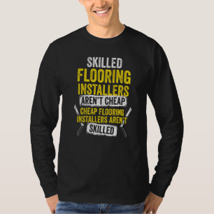Camiseta Instalación del piso calificado del contratista de