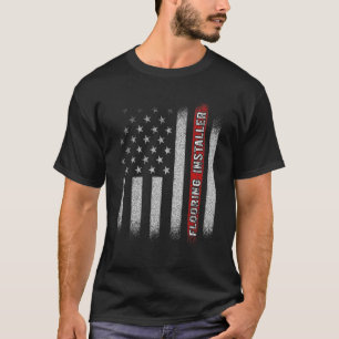 Camiseta Instalación del piso del contenedor del instalador