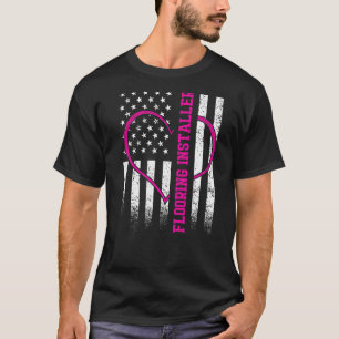Camiseta Instalación del piso del contenedor del instalador