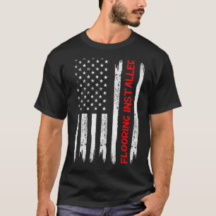 Camiseta Instalación del piso del contenedor del instalador