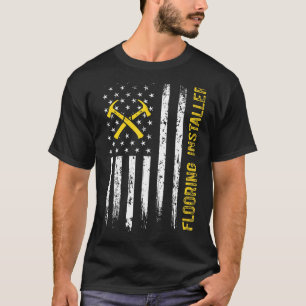 Camiseta Instalación del piso del contenedor del instalador