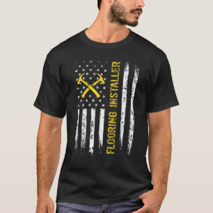 Camiseta Instalación del piso del contenedor del instalador