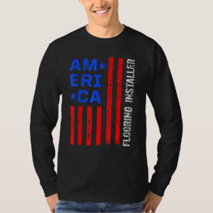 Camiseta Instalación del piso del contenedor del instalador