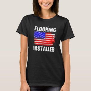 Camiseta Instalación del piso del contenedor del instalador