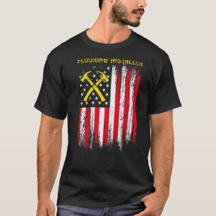 Camiseta Instalación del piso del contenedor del instalador