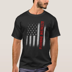 Camiseta Instalación del piso del contenedor del instalador