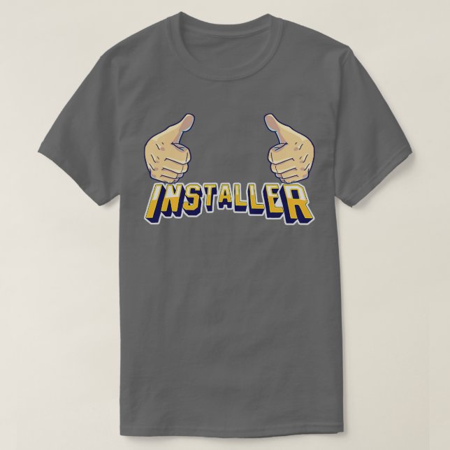 Camiseta Instalador (Diseño del anverso)