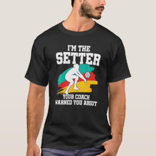 Camiseta Instalador de jugador de voleibol