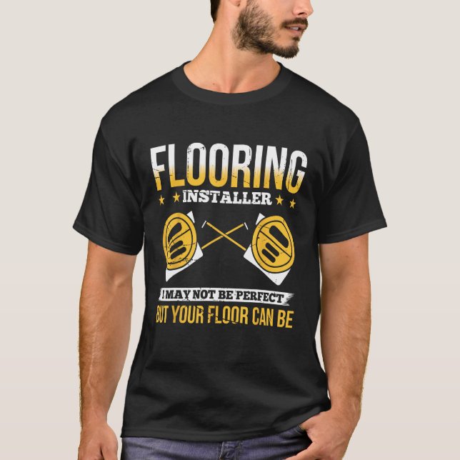 Camiseta Instalador De Piso Para Alfombra De Instalador Pro (Anverso)