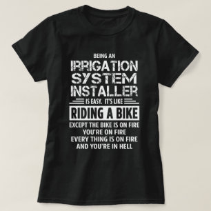 Camiseta Instalador del sistema de riego