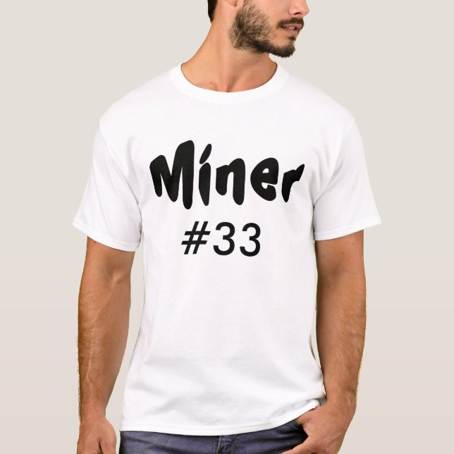 Camiseta instantánea de traje de minero (Anverso)