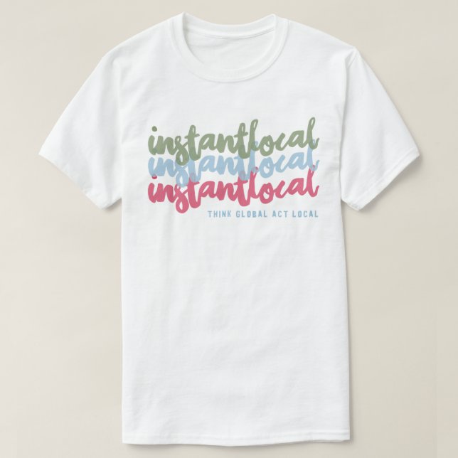 Camiseta InstantLocal 3x (Diseño del anverso)