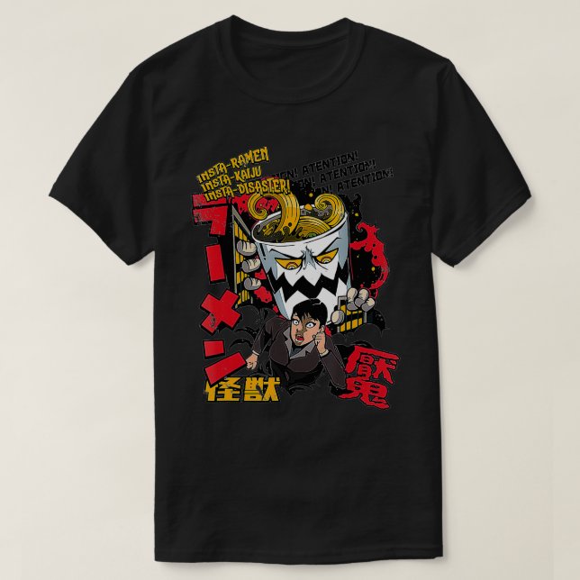 Camiseta InstaRamen Monster (Diseño del anverso)