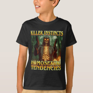 Camiseta Instintos asesinos Tendencias Homoual - Funny Skel