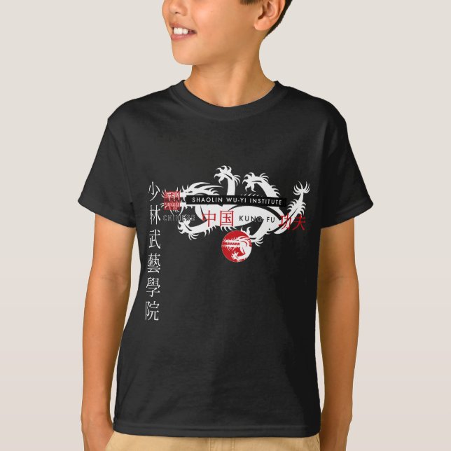 Camiseta Instituto de Artes Marciales Shaolin Wu-Yi Kung Fu (Anverso)
