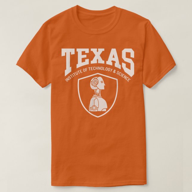 Camiseta Instituto de Tecnología y Ciencia de Texas  (Diseño del anverso)