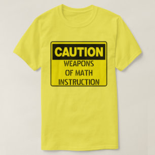 Camiseta Instrucción sobre armas matemáticas