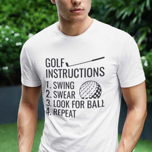 Camiseta Instrucciones de golf