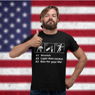 CAMISETA INSTRUCCIONES DE LOS FUEGOS ARTIFICIALES