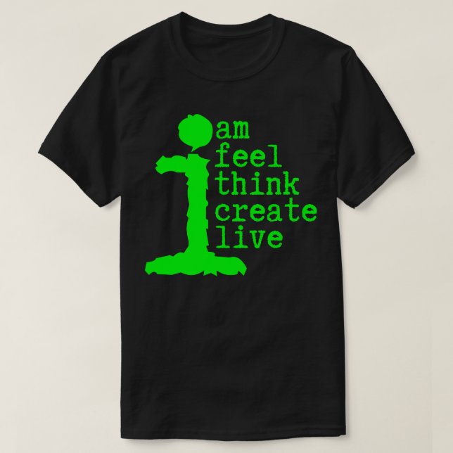 Camiseta Instrucciones de vida de "Soy humano" 1 (Diseño del anverso)