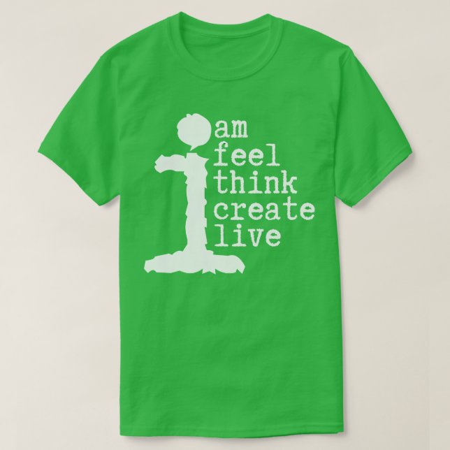 Camiseta Instrucciones de vida de Soy humano 6 (Diseño del anverso)