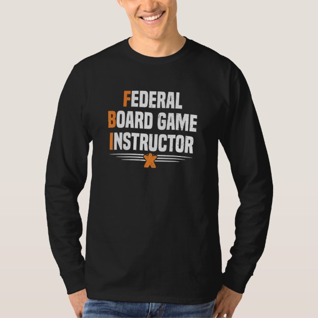 Camiseta Instructor board game board gamer board games (Anverso)