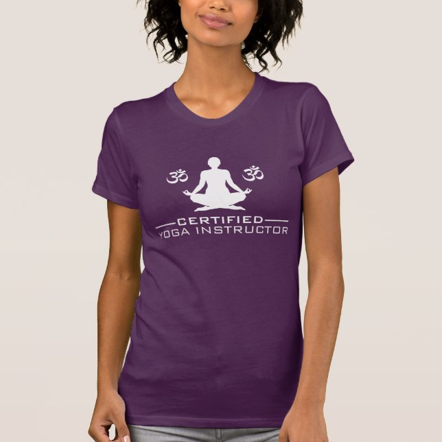 Camiseta Instructor certificado de yoga (Anverso)