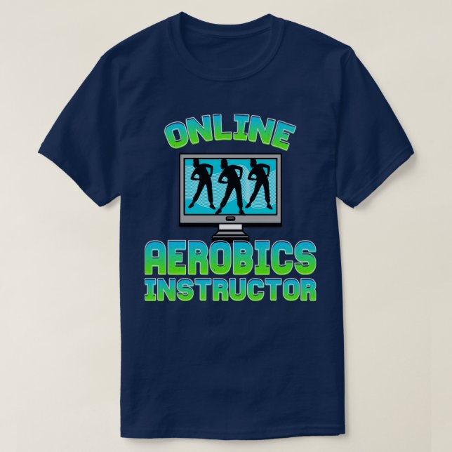 Camiseta Instructor de aeróbic en línea (Diseño del anverso)