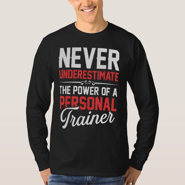 Camiseta Instructor de aptitud para entrenamiento personal (Anverso)
