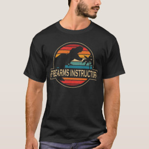 Camiseta Instructor de armas de fuego Dinosaur