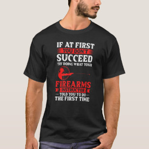 Camiseta Instructor de Armas de Fuego Tiro Seguridad Armas
