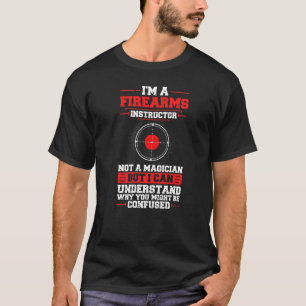 Camiseta Instructor de armas de fuego Trai de arma de segur