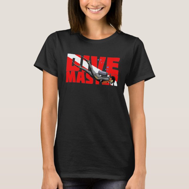 Camiseta Instructor de buceo con escafandra (Anverso)