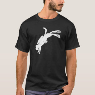 Camiseta Instructor de buceo con escafandra Buzo de gato