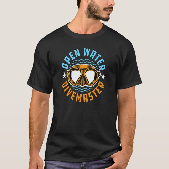 Camiseta Instructor de buceo de aguas abiertas Staf (Anverso)