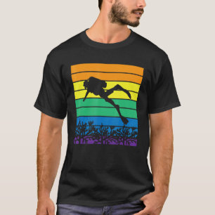 Camiseta Instructor de buceo de buzo Marino Acuático Oceáni