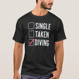 Camiseta Instructor de buceo de inmersión solo tomado Divem