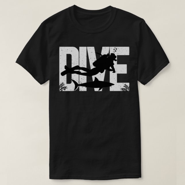 Camiseta Instructor de buceo Dive Art Scuba Diving Gift Ide (Diseño del anverso)
