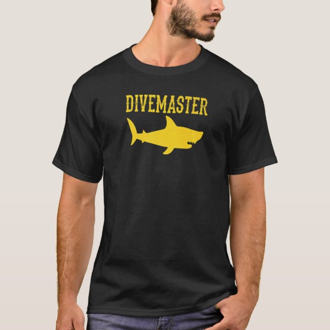 Camiseta Instructor de buceo Divemaster Bandera de buceo Ti (Anverso)