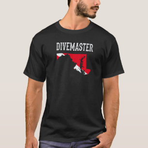 Camiseta Instructor de buceo Divemaster de Maryland F