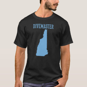 Camiseta Instructor de buceo Divemaster de New Hampshire D