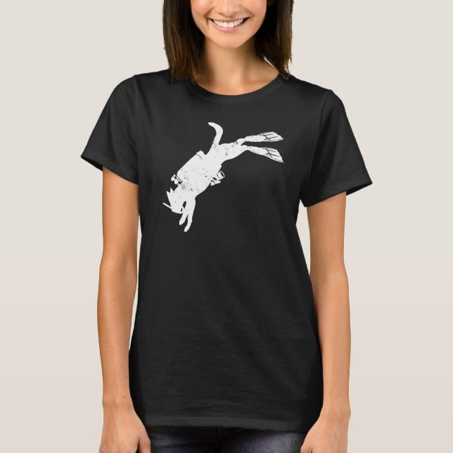 Camiseta Instructor de buceo Scuba (Anverso)