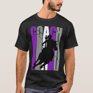 Camiseta Instructor de Carreras de barril retro de cachorro
