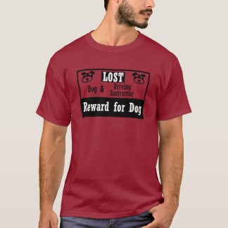 Camiseta Instructor de conducción perdido del perro