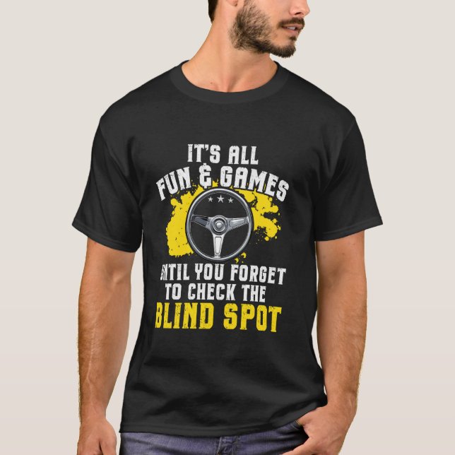 Camiseta Instructor de Conducción y Profesor de Conducción, (Anverso)