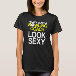 Camiseta Instructor de equipo del entrenador de bolos 33