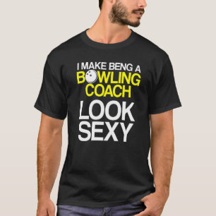 Camiseta Instructor de equipo del entrenador de bolos 33