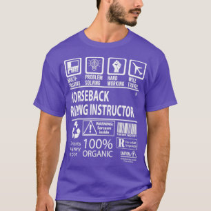 Camiseta Instructor de equitación con certificación MultiTa