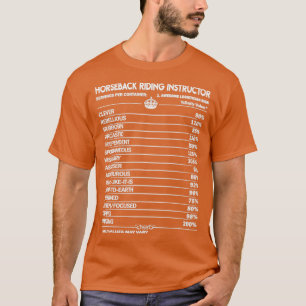 Camiseta Instructor de equitación Factores diarios 2 Regalo