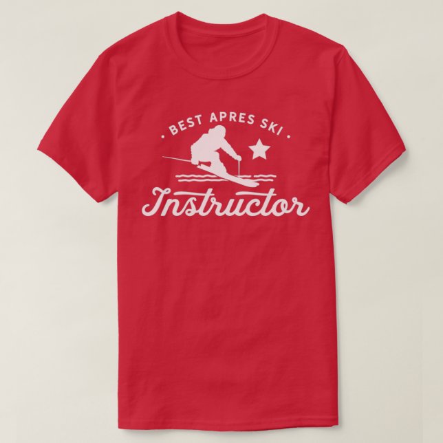 Camiseta Instructor de esquí de Apres 14 (Diseño del anverso)